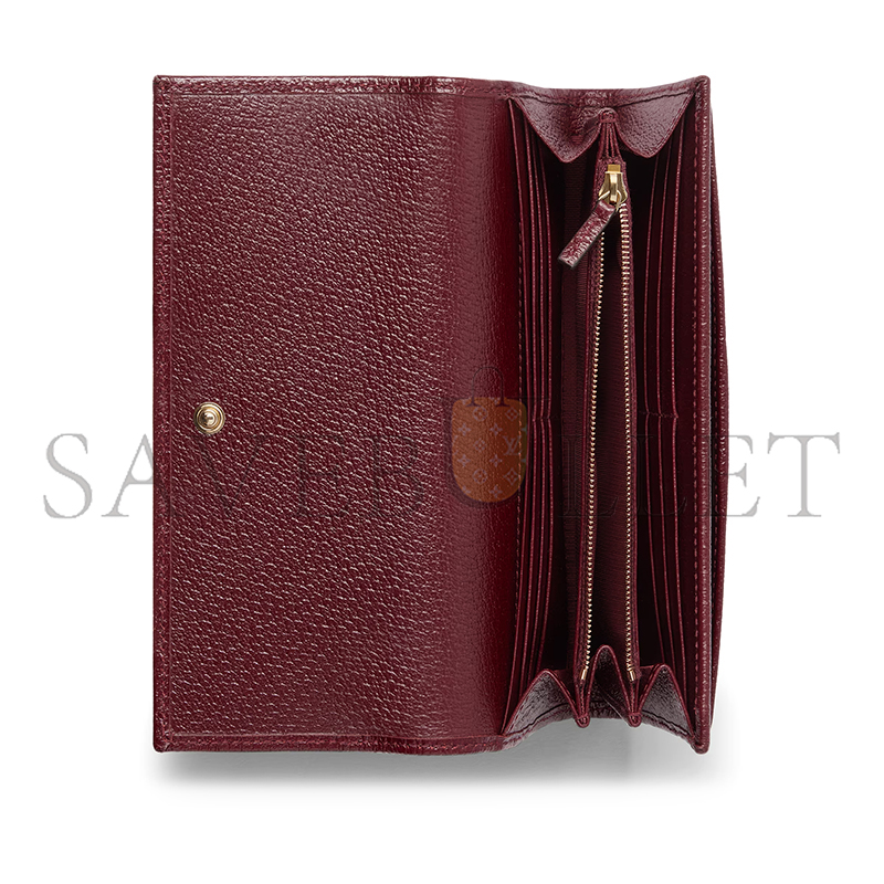 GUCCI OPHIDIA CONTINENTAL WALLET 838485 (19*10*3.5cm)